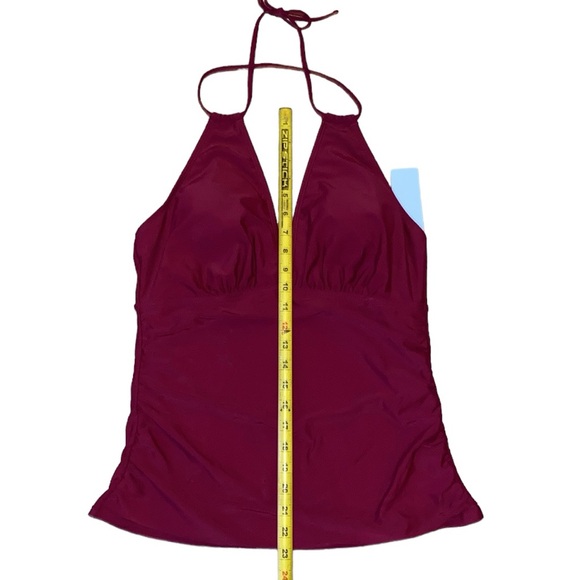 NEW tummy control 2 piece ruched halter swimsuit - Picture 10 of 11